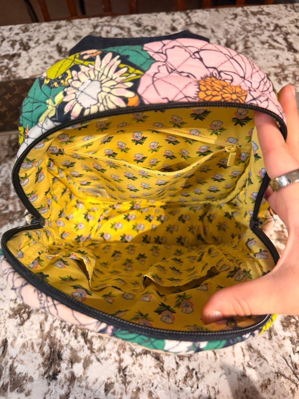 Vera Bradley Bloom Boom Small Backpack - Picture 3 of 3